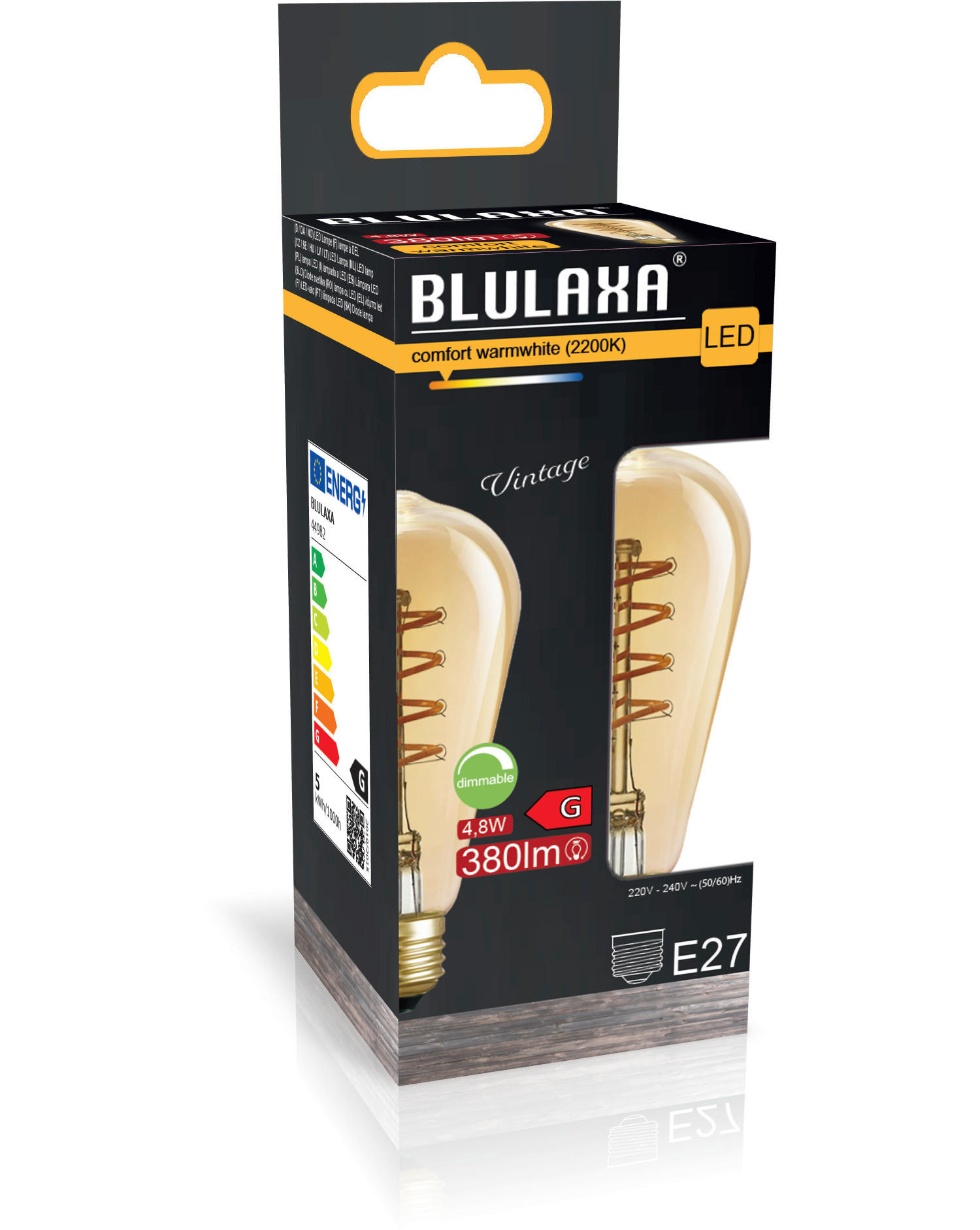 Blulaxa LED-Spiral-Filament E27 LED-Filament E27 - Blulaxa