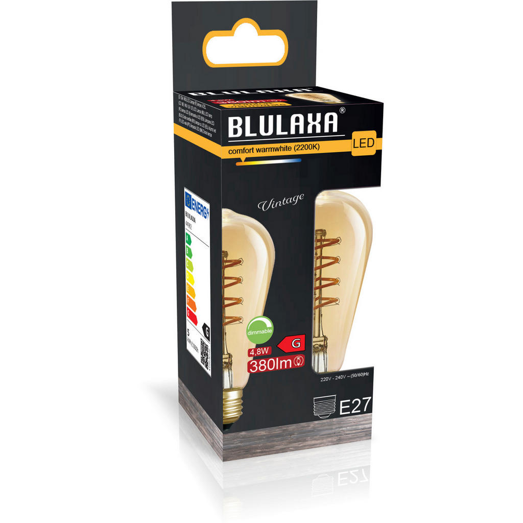 Thumbnail - Blulaxa LED-Spiral-Filament E27