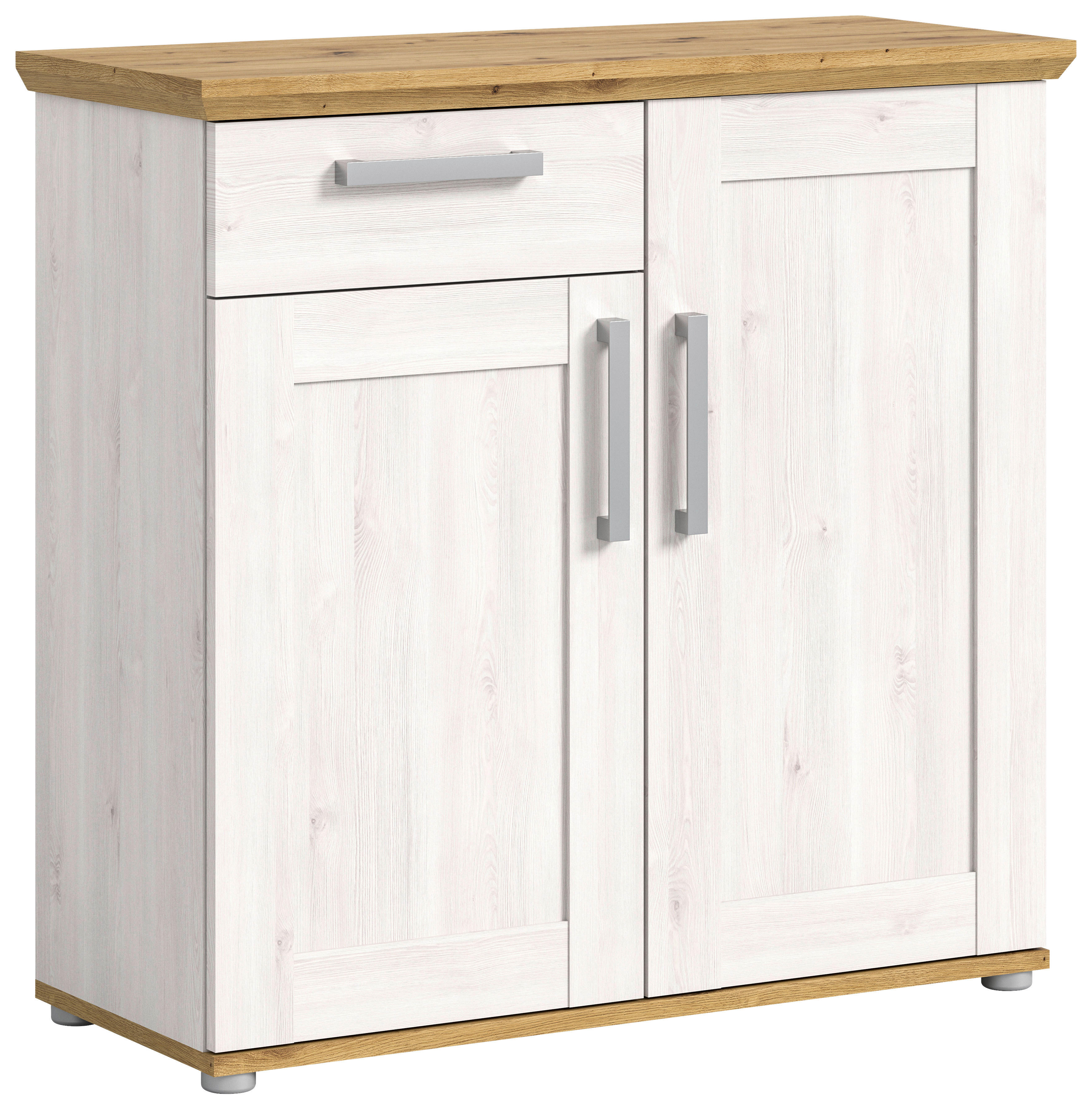 Kommode Verona Sibiu Lärche Nachbildung Eiche Artisan Nachbildung B/H/T: ca. 90x88x37 cm Verona - Eiche (90,00/88,00/37,00cm) - xonox.home