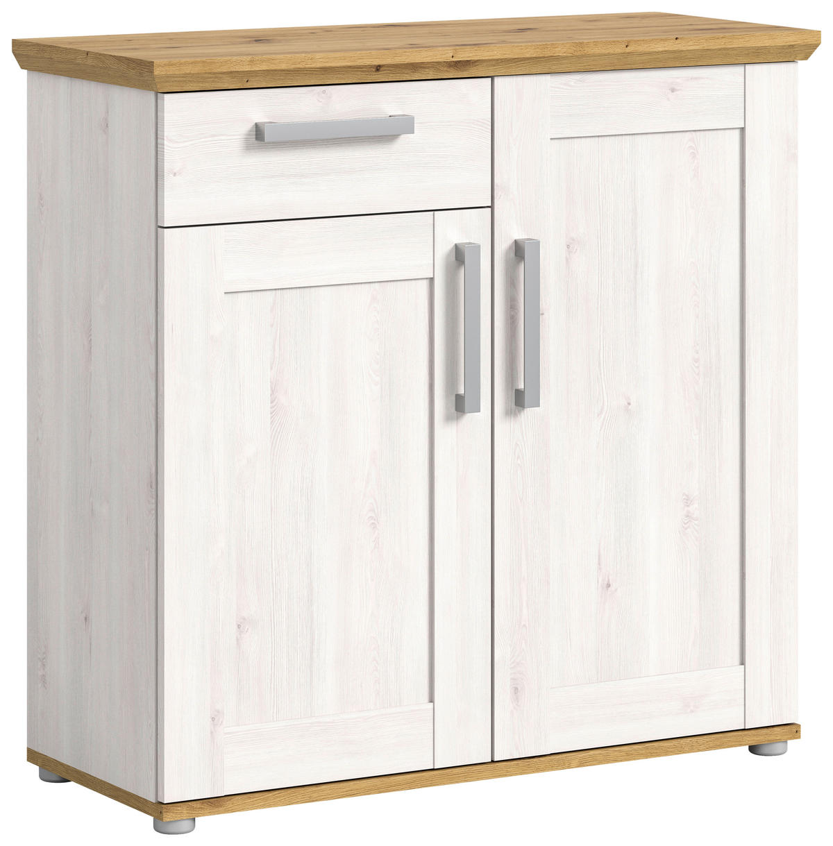 Kommode Verona Sibiu Lärche Nachbildung Eiche Artisan Nachbildung B/H/T: ca. 90x88x37 cm Verona - Eiche (90,00/88,00/37,00cm) - xonox.home