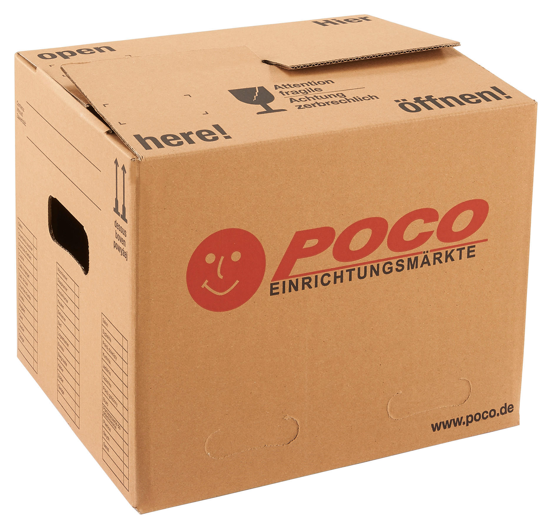 POCOline Umzugskarton B/H/L: ca. 31x31x39 cm Umzugskarton 39x31x31cm - (39,00/31,00/31,00cm) - POCOline