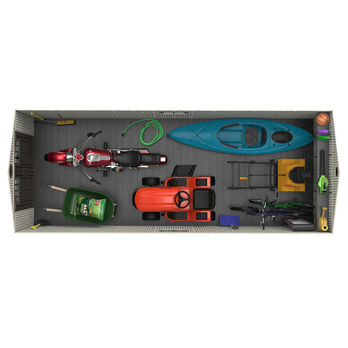 Lifetime Gartenhaus Giant Giant - (609,00/244,00/244,00cm) - Lifetime