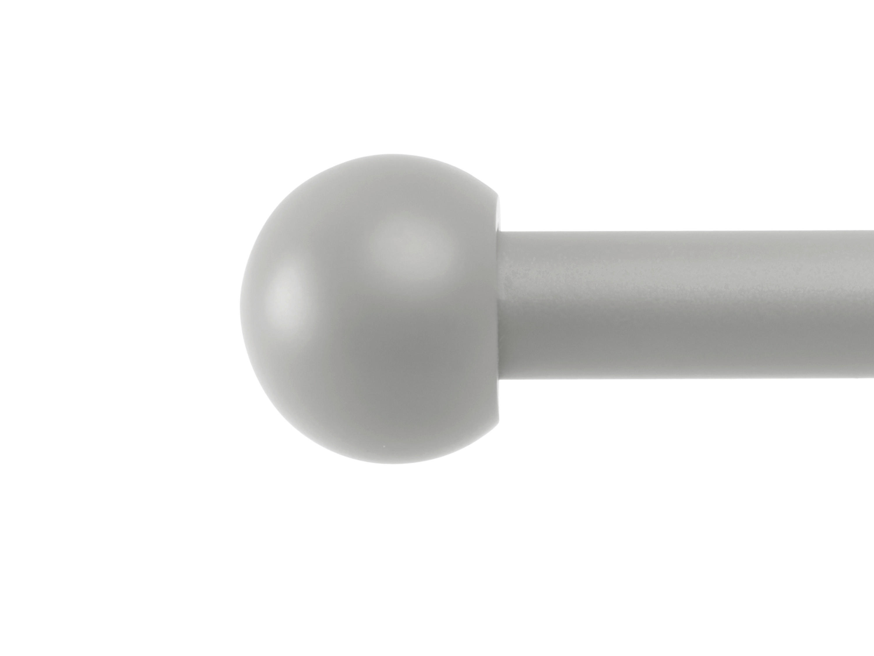 ondeco Stilgarnituren Cool-Gray Metall L: ca. 400 cm ausziehbar von ca. 210 bis 400 cm 1.0 Läufe Teleskopgarnitur_2in1 - Cool-Gray (400,00cm) - ondeco