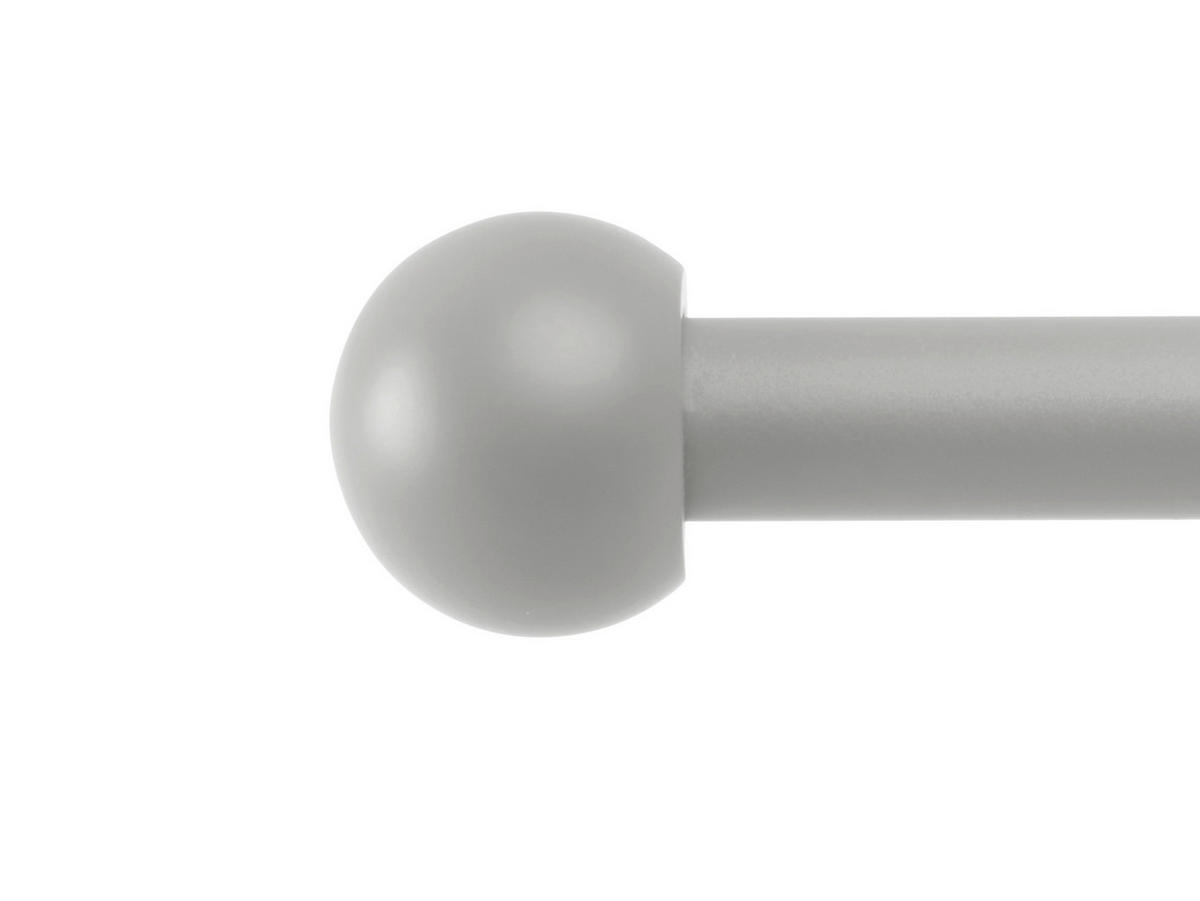 Stilgarnituren Cool-Gray Metall L: ca. 400 cm ausziehbar von ca. 210 bis 400 cm 1.0 Läufe Teleskopgarnitur_2in1 - Cool-Gray (400,00cm) - ondeco