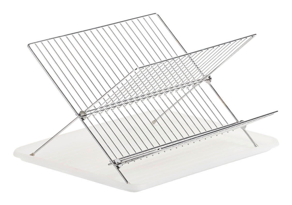 Zeller Geschirrabtropfständer weiß Metall B/H/L: ca. 32x23x43 cm Geschirrabtropfständer - weiß (43,00/32,00/23,00cm) - Zeller