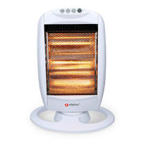 Heizlüfter weiß B/H/T: ca. 27,5x48x12,5 cm ca. 1200 W Heizlüfter_Halogen - weiß (27,50/48,00/12,50cm)