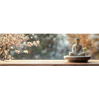 Keilrahmenbild Buddha Keilrahmenbild 140x45cm