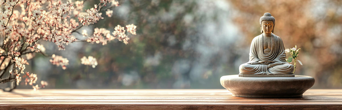 Keilrahmenbild Buddha Keilrahmenbild 140x45cm