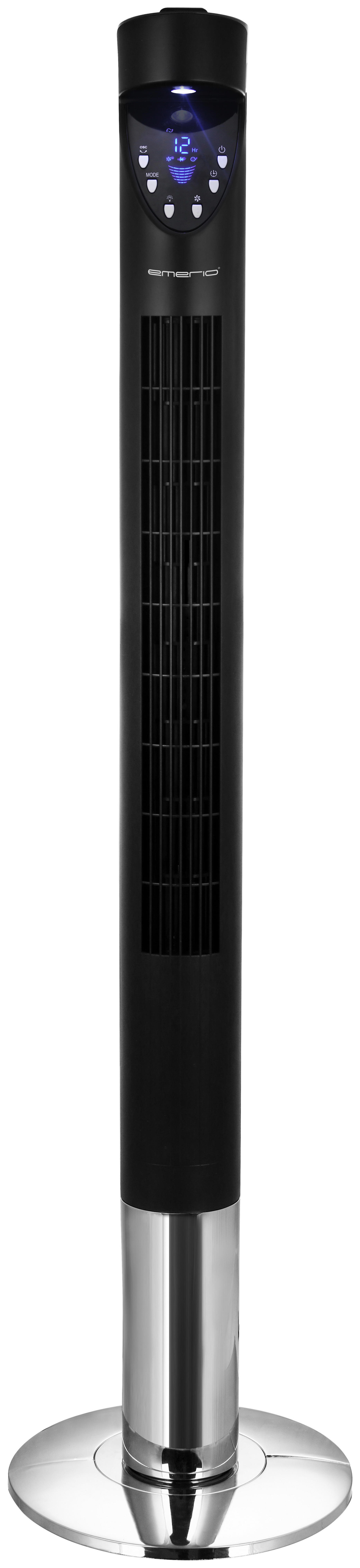 Emerio Turmventilator TFN-114569.4 schwarz Kunststoff B/H/T: ca. 32x119x32 cm Turmventilator TFN-114569.4 - schwarz/Edelstahloptik (32,00/119,00/32,00cm)