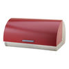 MICHELINO Brotkasten Serie Nora rot Edelstahl B/H/L: ca. 28x18x38,5 cm Serie Nora - rot (38,50/28,00/18,00cm) - MICHELINO
