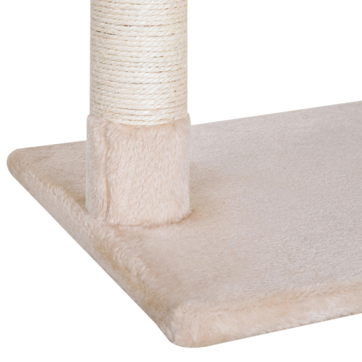 PawHut Katzenbaum beige Spanplatte B/H/L: ca. 36x70x50 cm Katzenbaum - beige (50,00/36,00/70,00cm) - PawHut