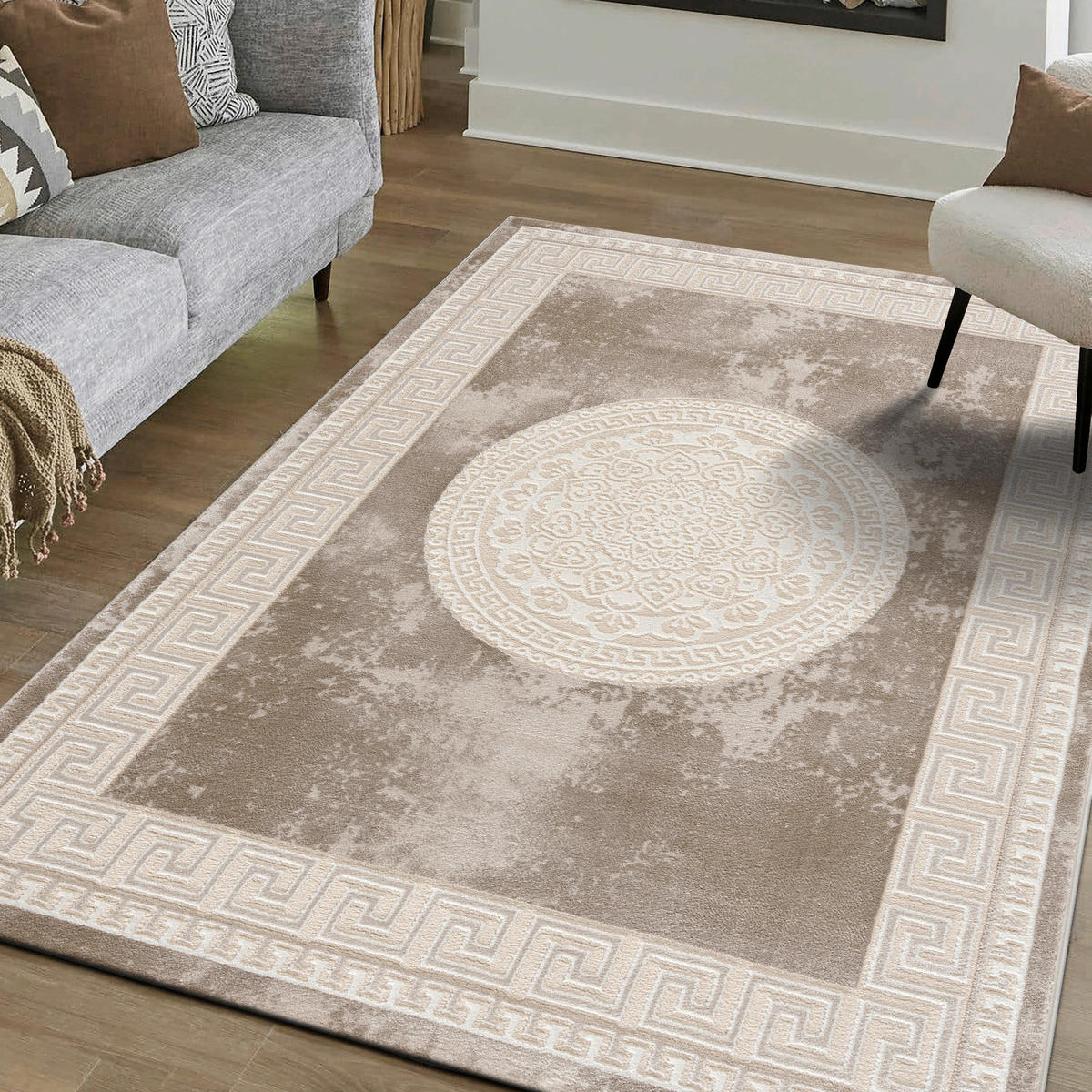 Sanat Teppich Harmony beige B/L: ca. 120x160 cm Harmony - beige (120,00/160,00cm) - Sanat