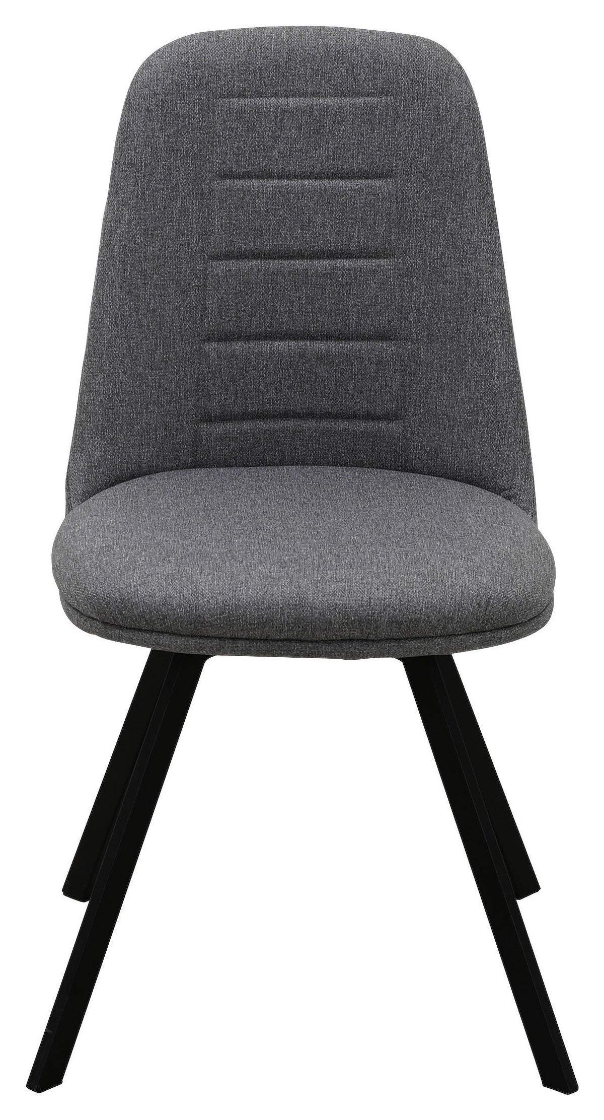 Stuhl CORA anthrazit Microfaser B/T: ca. 56,5x85 cm CORA - schwarz/anthrazit (56,50/85,00cm)