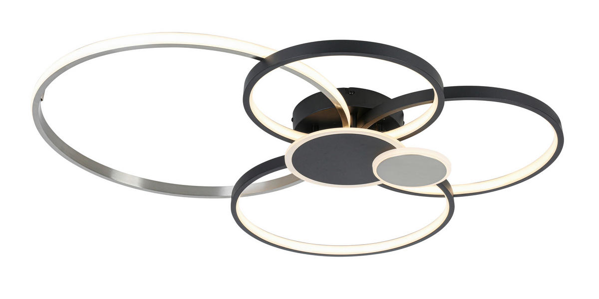 Nolo Lighting LED-Deckenleuchte schwarz Aluminium B/H/L: ca. 64x11x80 cm LED-Deckenleuchte_Big - schwarz (80,00/64,00/11,00cm) - Nolo Lighting