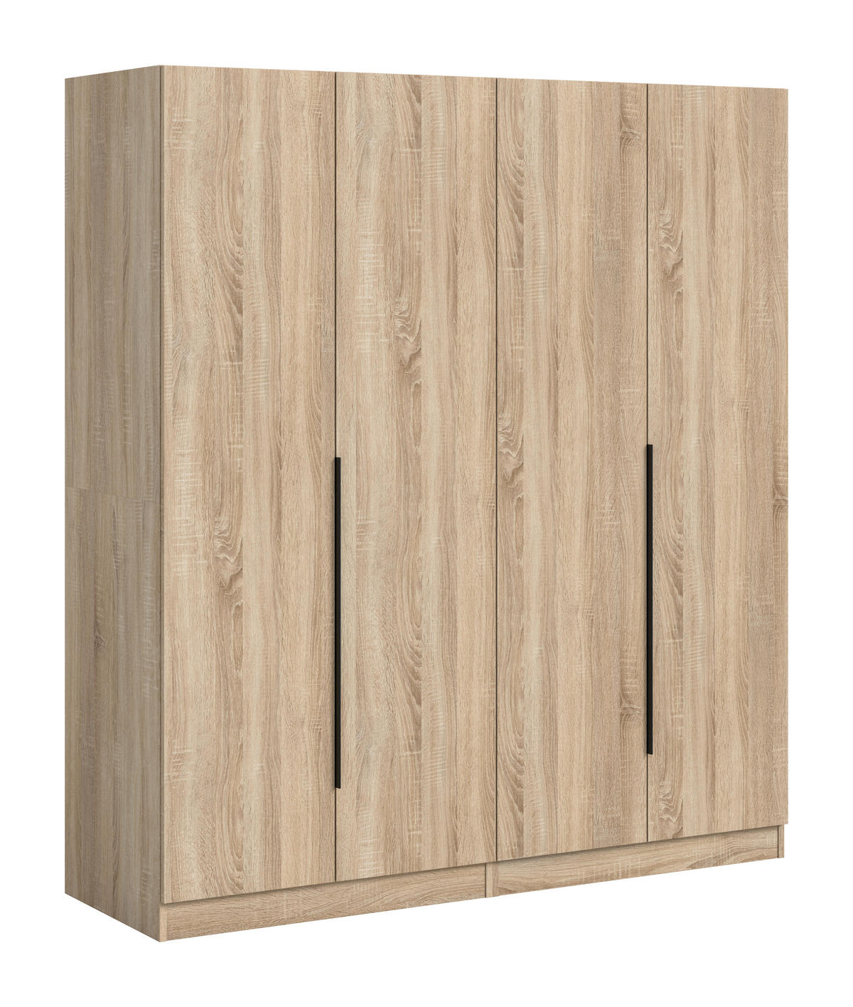 Kleiderschrank KOPENHAGEN Eiche Sonoma Nachbildung B/H/T: ca. 160x181x52 cm KOPENHAGEN - Eiche (160,00/181,00/52,00cm) - xonox.home
