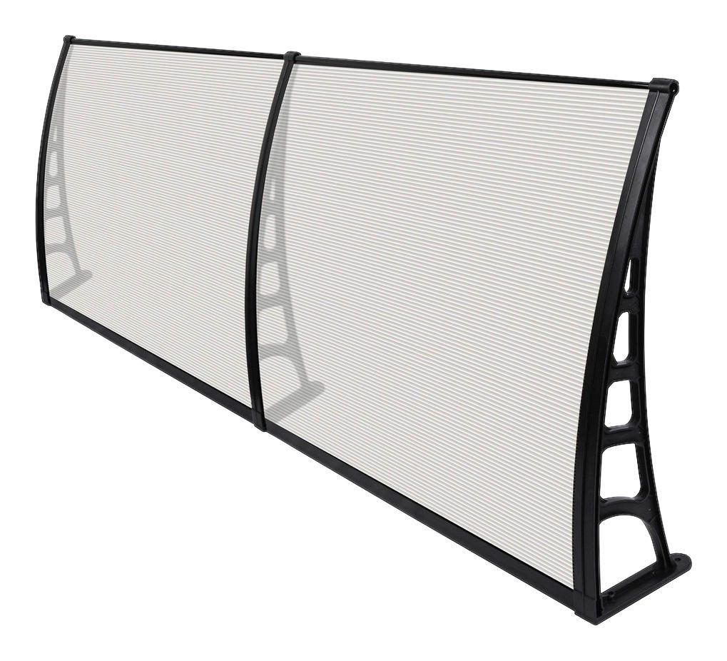 Burtas Vordach Vordach Crocus transparent B/H/L: ca. 240x23x80 cm Crocus - transparent (80,00/240,00/23,00cm) - Burtas Vordach