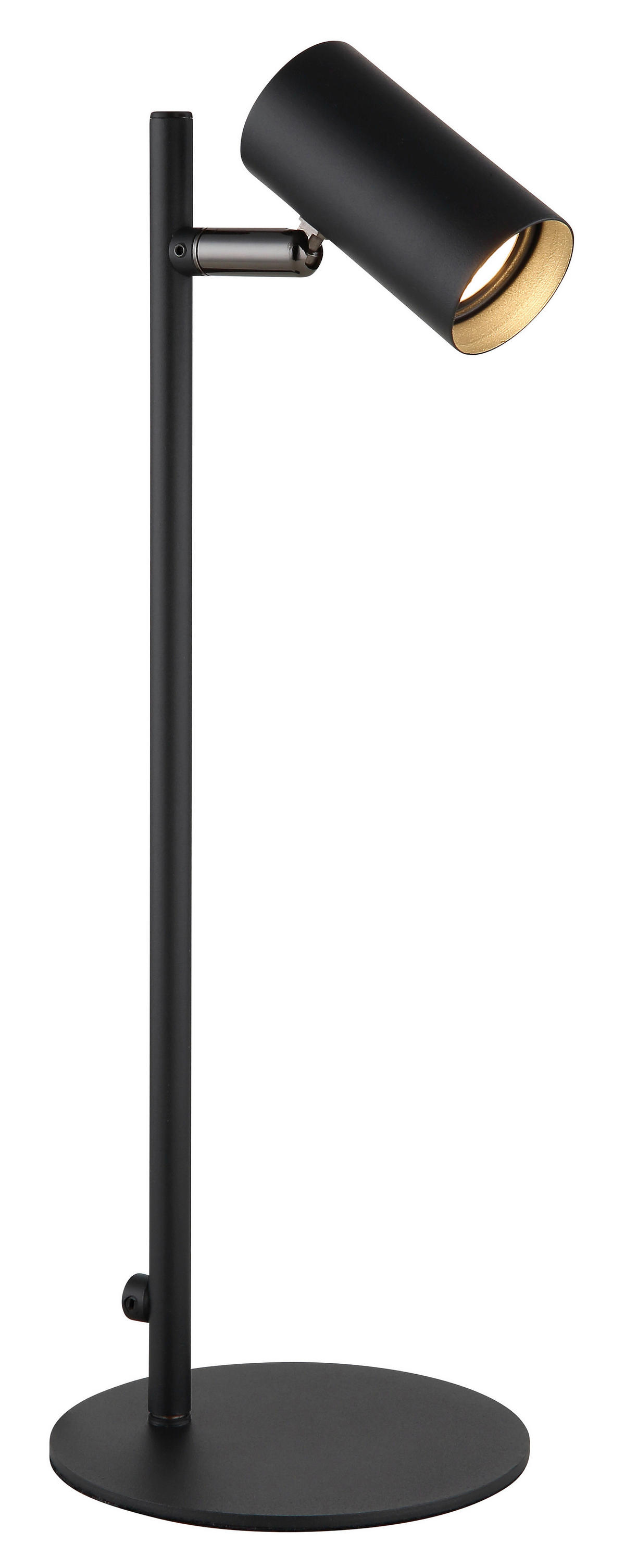 GLOBO Tischleuchte Tischleuchte-Este - schwarz/Chrom (14,00/5,00/36,50cm) - GLOBO