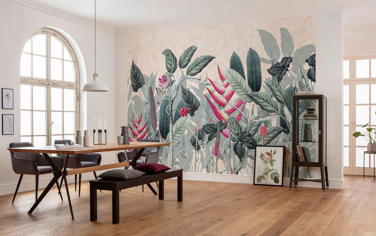 Komar Fototapete Soft Jungle B/L: ca. 350x250 cm Soft Jungle - (350,00/250,00cm) - Komar
