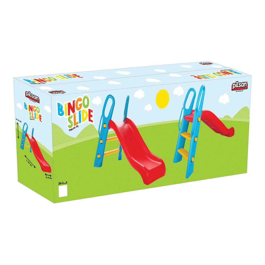 Thumbnail - Pilsan Kinderrutsche Bingo gelb B/H/L: ca. 64x93x141 cm
