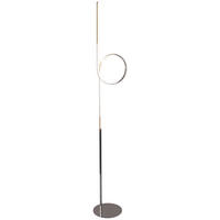 Näve Leuchten LED-Leuchten 2053442 Chrom Metall Kunststoff B/H/T: ca. 23x171x23 cm 1 Brennstellen Loop - Chrom (23,00/171,00/23,00cm) - Näve Leuchten