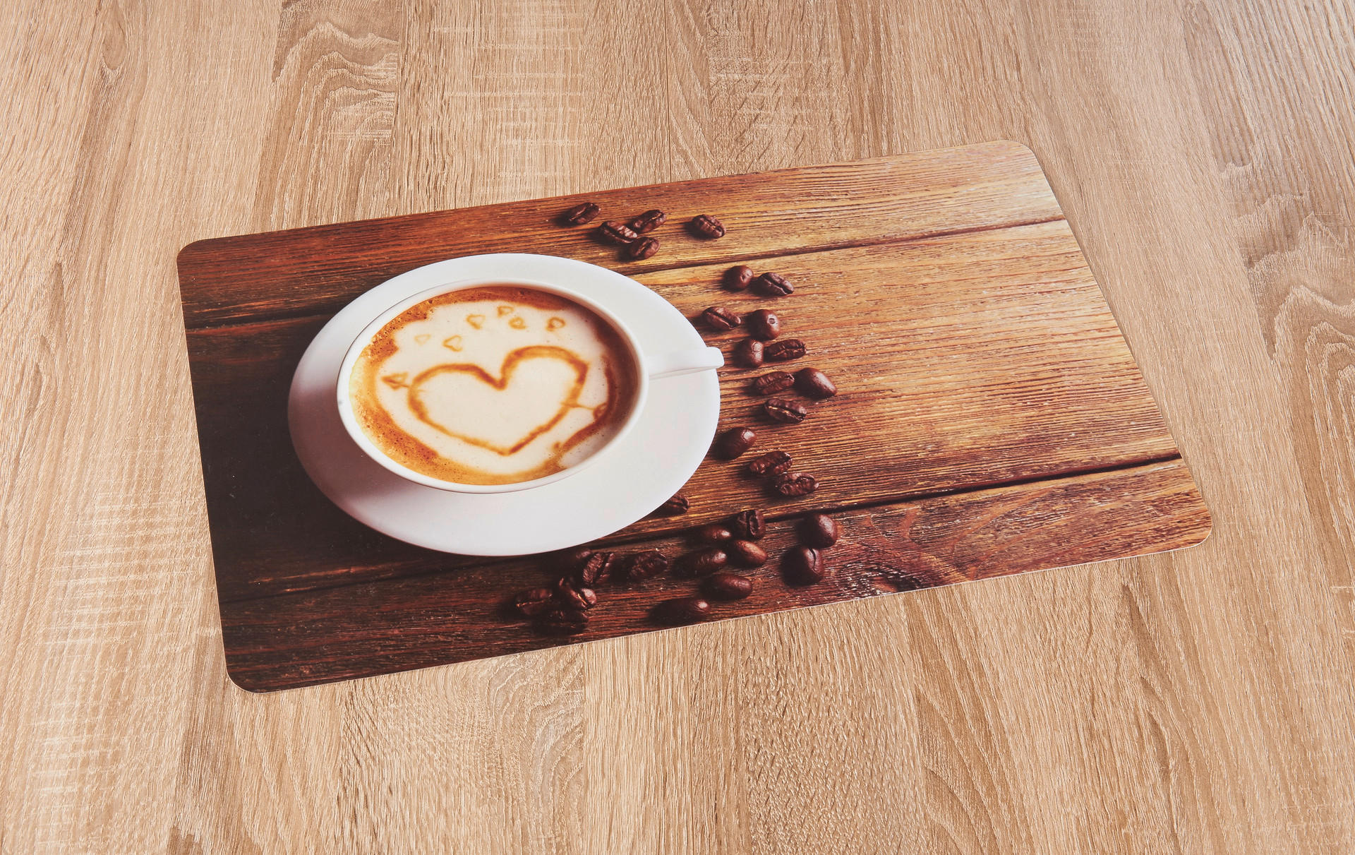 Platzmatte multibraun Kunststoff B/L: ca. 28x44 cm Platzmatte_Kaffee - multibraun (28,00/44,00cm)