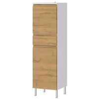 Schrank 4333-559 weiß Eiche Grand-Son Nachbildung B/H/T: ca. 34x120x34 cm 4333-559 - Eiche/weiß (34,00/120,00/34,00cm) - Germania