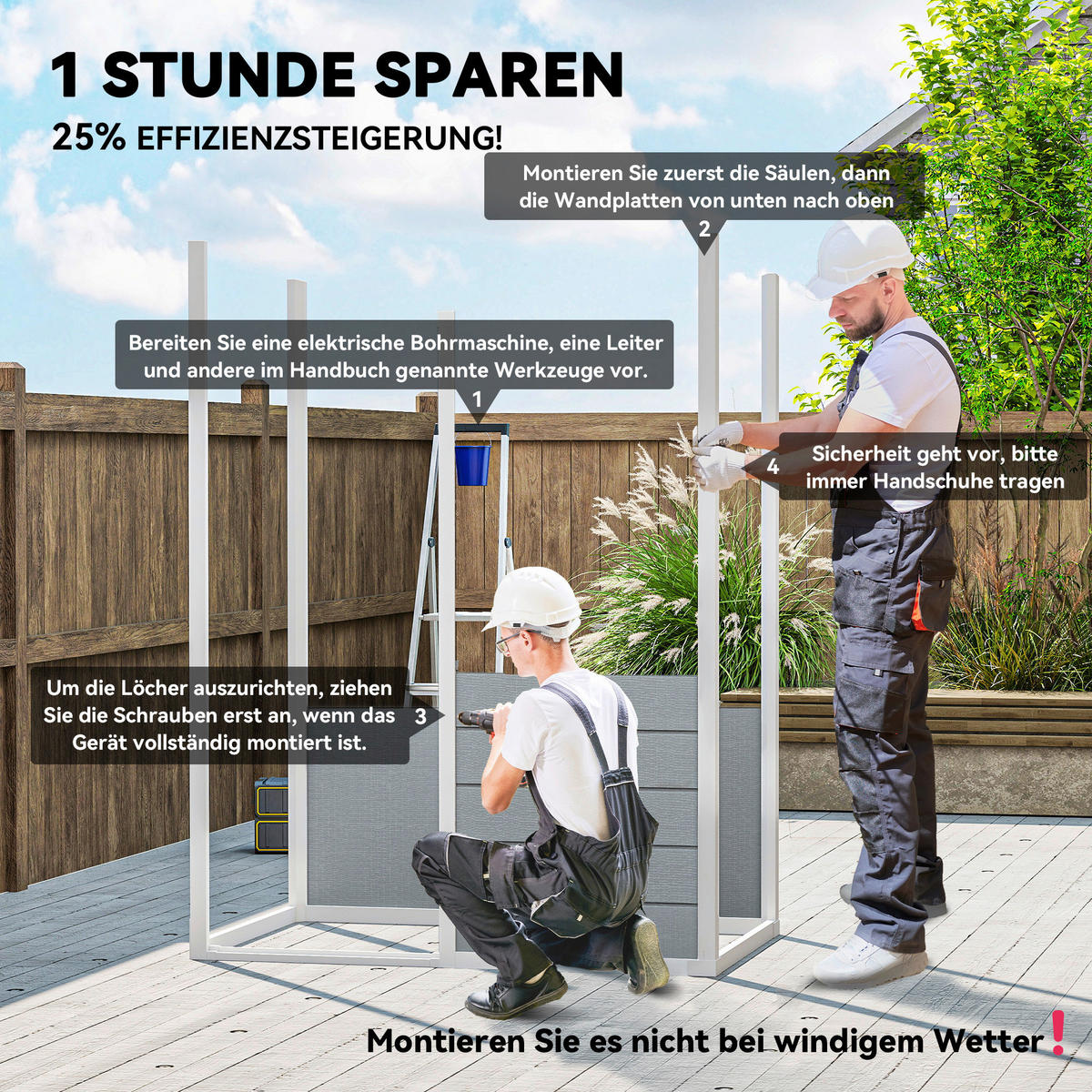 Outsunny Gerätehaus grau B/H/L: ca. 92x193x151 cm Gerätehaus - grau (151,00/92,00/193,00cm) - Outsunny