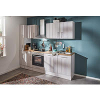 Respekta Küchenblock Premium weiß matt B/H/T: ca. 250x211x60 cm Premium - weiß (250,00/211,00/60,00cm) - Respekta