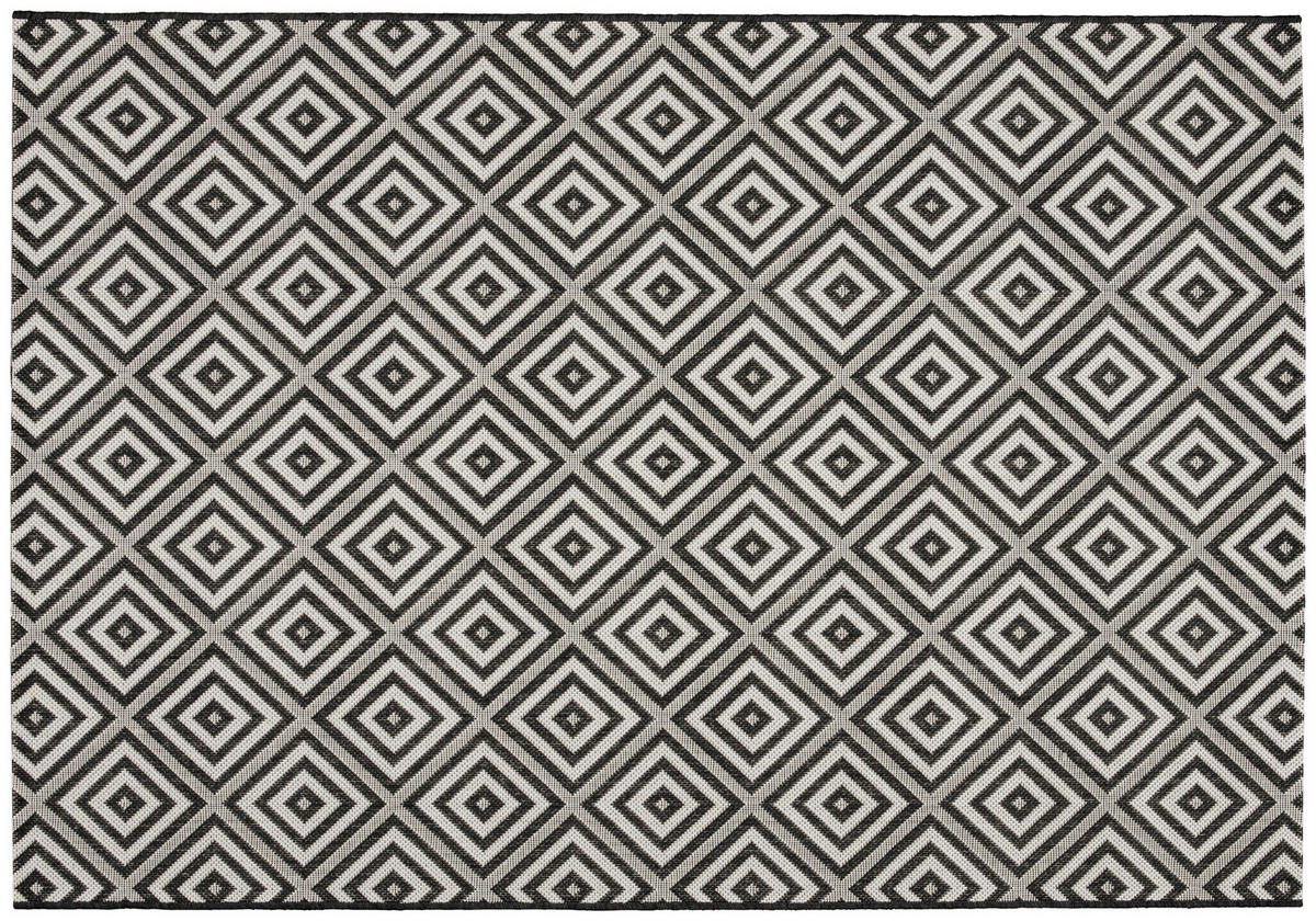 In-/Outdoor-Teppich Ambiente schwarz B/L: ca. 80x150 cm Ambiente - schwarz (80,00/150,00cm)