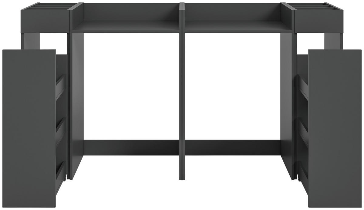 Waschmaschinenumbauschrank Free anthrazit B/H/T: ca. 190x101x60 cm Free - anthrazit (190,00/101,00/60,00cm) - xonox.home