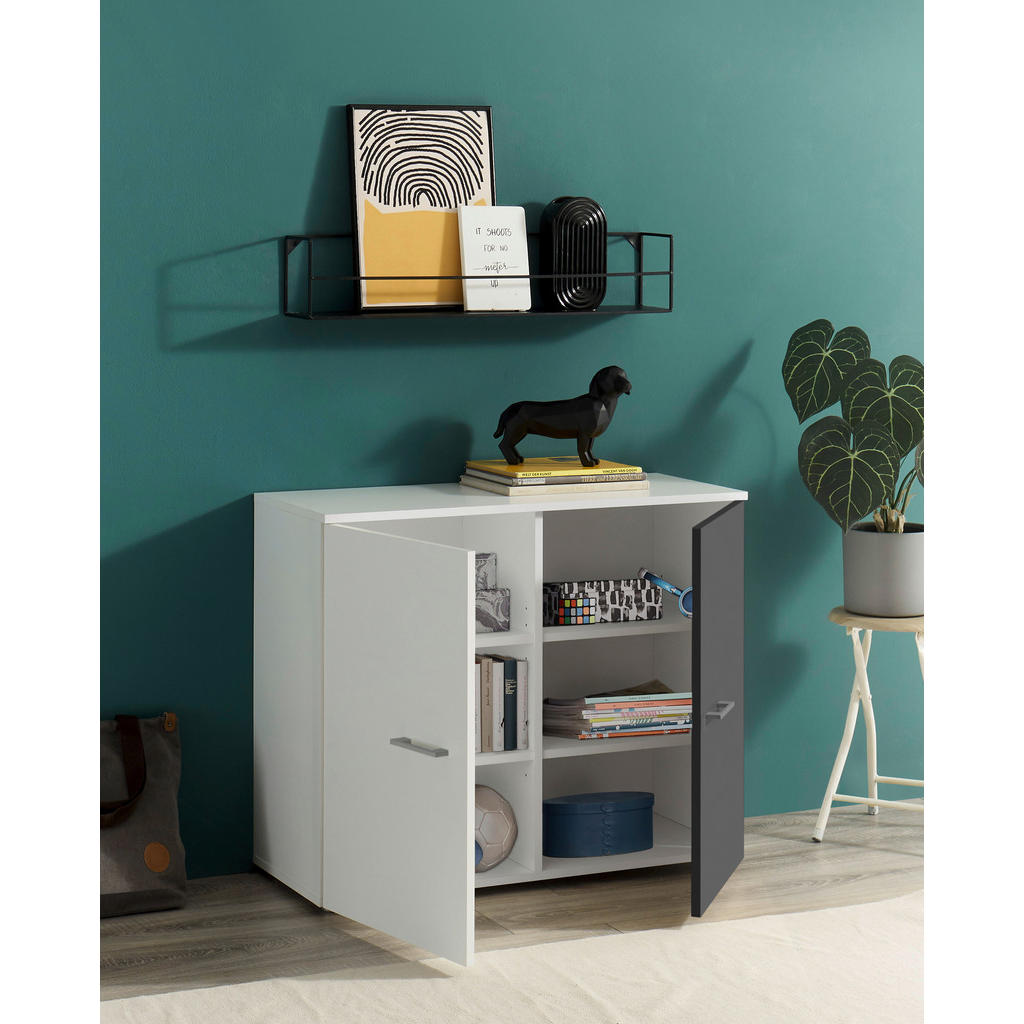 Thumbnail - Kommode Alex weiß B/H/T: ca. 90x75x37 cm