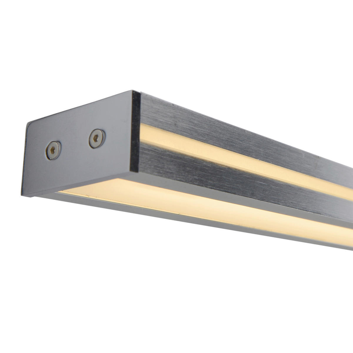 Näve Leuchten LED-Pendelleuchte silber Metall Kunststoff B/H/T: ca. 103x160x8 cm BAKU - silber (103,00/160,00/8,00cm) - Näve Leuchten