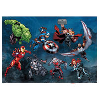 Komar Wandtattoo Avengers Crew  Avengers Crew B/L: ca. 50x70 cm Avengers Crew - (50,00/70,00cm) - Komar