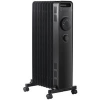 Ölradiator NY2009-22M schwarz Kunststoff Metall B/H/L: ca. 24x64x33 cm ca. 2000 W Ölradiator_Teide - schwarz (33,00/24,00/64,00cm)