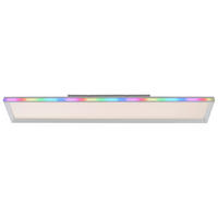 Just Light LED-Deckenleuchte GALACTICA 15557-16 weiß Kunststoff B/H/T: ca. 25x6x100 cm 2 Brennstellen GALACTICA - weiß (25,00/6,00/100,00cm) - Just Light