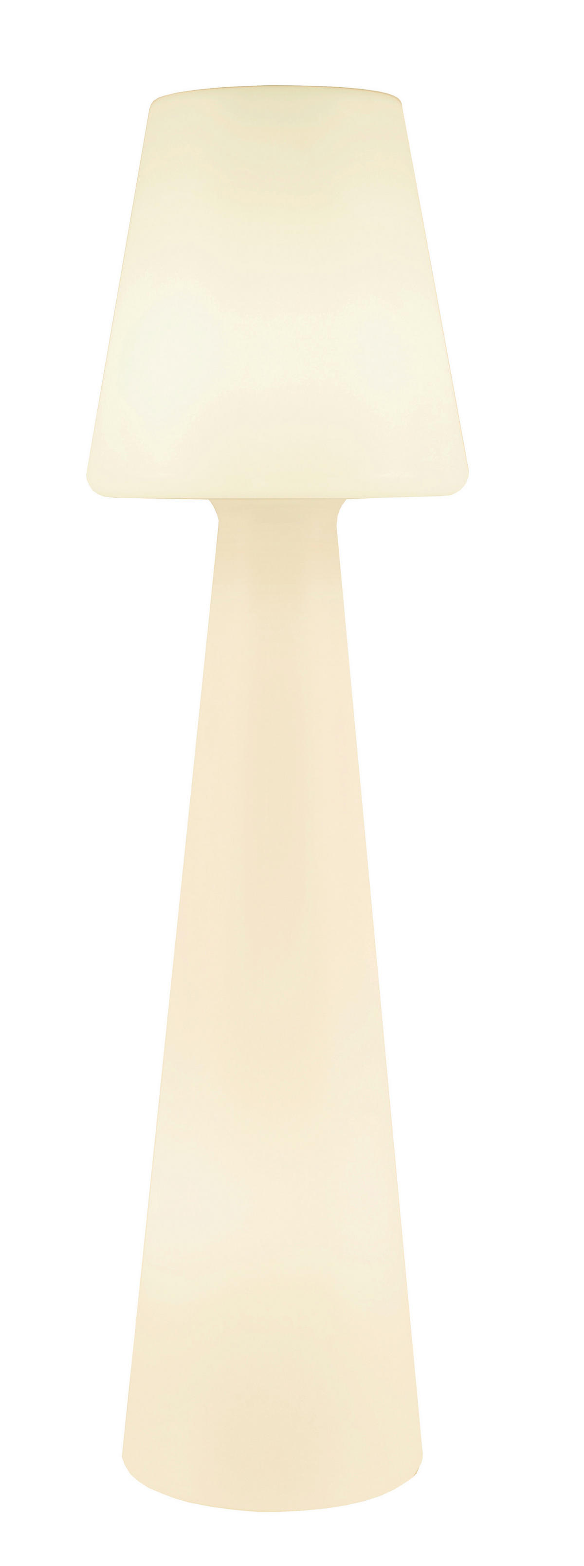 NewGarden LED-Stehleuchte weiß Kunststoff B/H/L: ca. 45x165x45 cm 1 Brennstellen LOLA 165 - weiß (45,00/45,00/165,00cm) - NewGarden