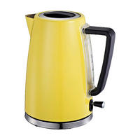 MICHELINO Wasserkocher 74081 gelb Edelstahl Glas ca. 1,7 l Wasserkocher - gelb (1,70l) - MICHELINO