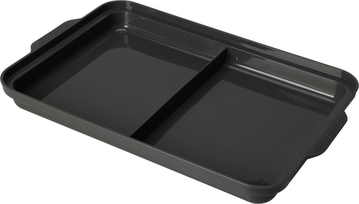 Schneidbrett natur Natura Bambus B/H/L: ca. 37x4x24 cm Schneidbrett_mit_Auffangschale - natur/schwarz (24,00/37,00/4,00cm)