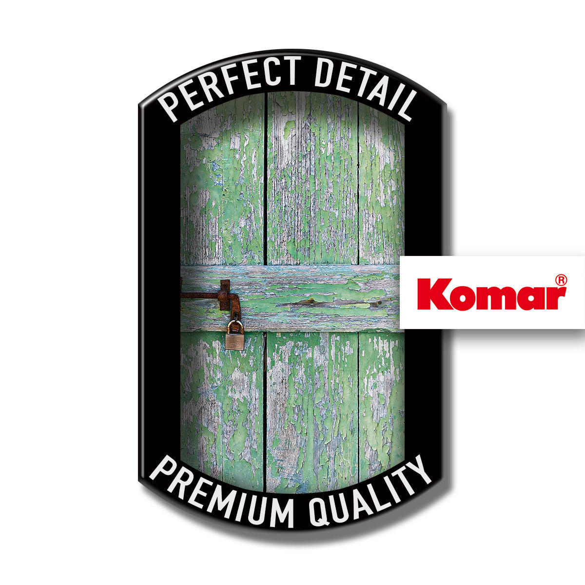 Komar Fototapete Gartentür B/L: ca. 100x280 cm Gartentür - (100,00/280,00cm) - Komar