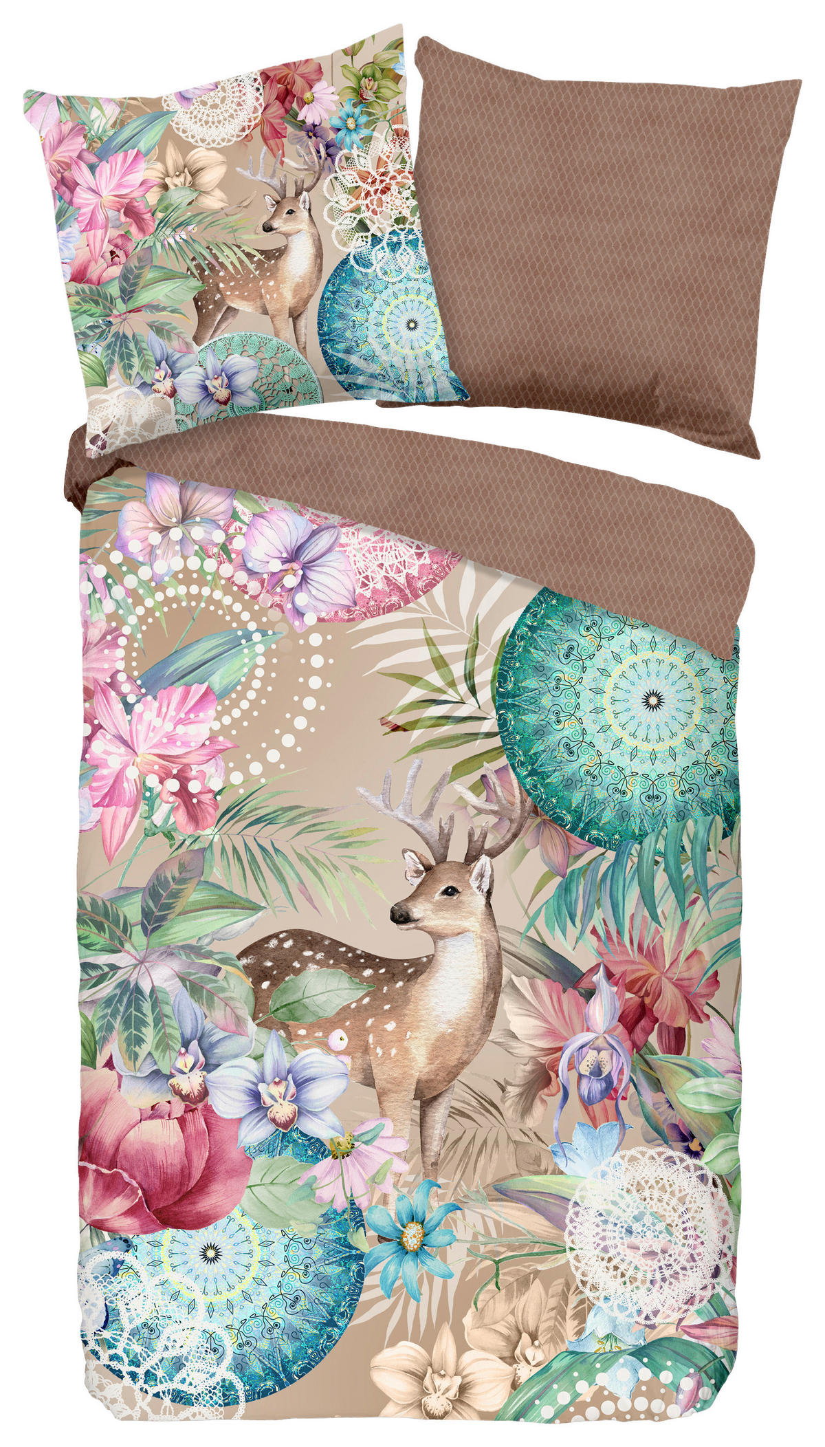 Bettwäsche Hebe Multi Baumwolle B/L: ca. 135x200 cm Hebe - Multi (135,00/200,00cm) - HIP
