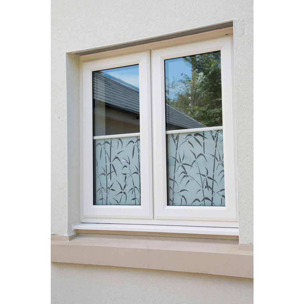 Thumbnail - d-c-fix Fensterfolie Bamboo Bamboo Bamboo weiß transparent B/L: ca. 90x150 cm
