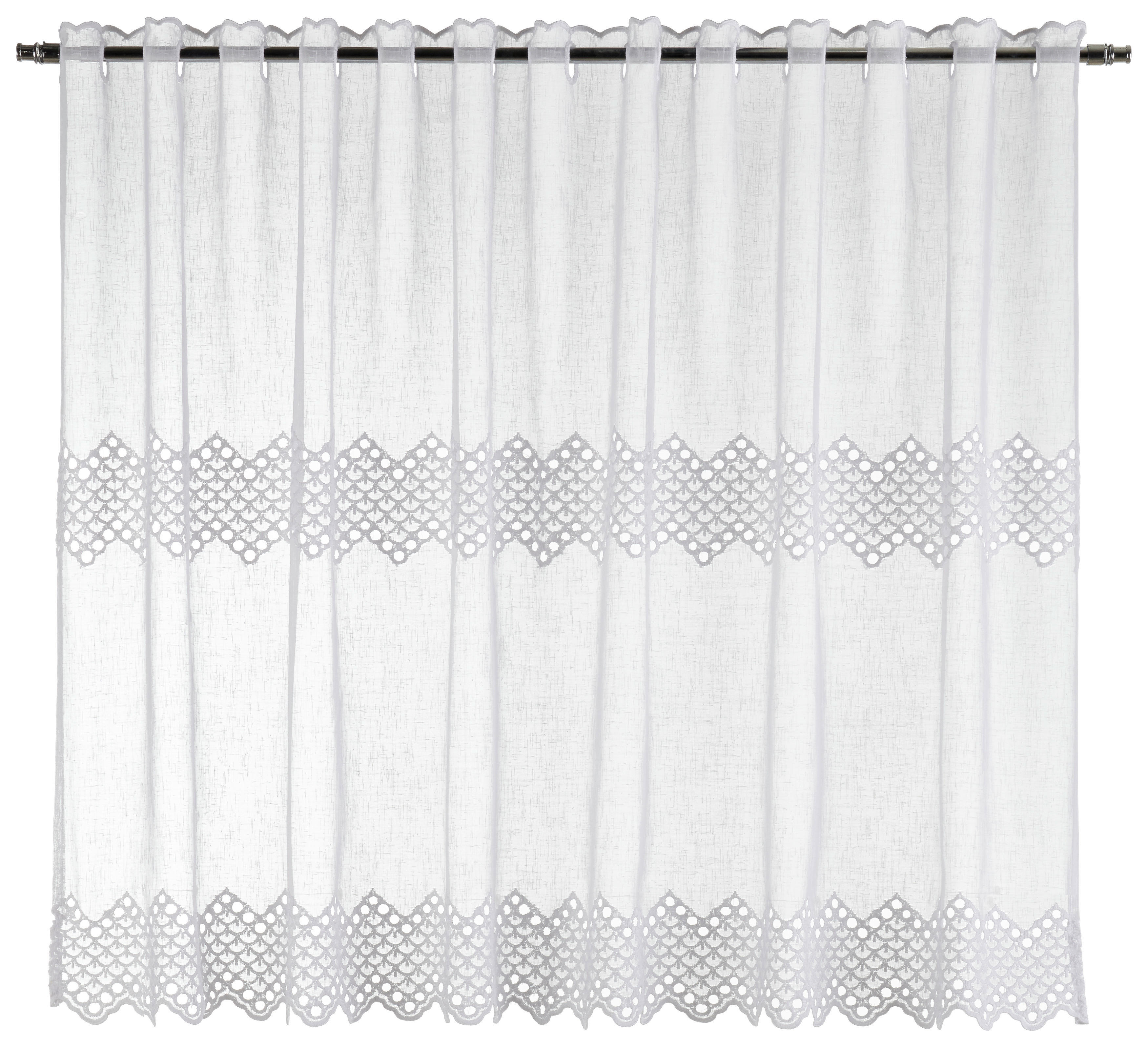 Thumbnail - POCOline Scheibengardine Tanja weiß B/L: ca. 75x140 cm