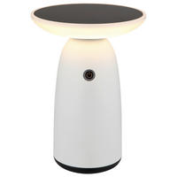LED-Solarleuchte SOLAR 36625W Opal weiß Aluminium Kunststoff H/D: ca. 22,5x16 cm SOLAR - weiß/Opal (16,00/22,50cm) - GLOBO