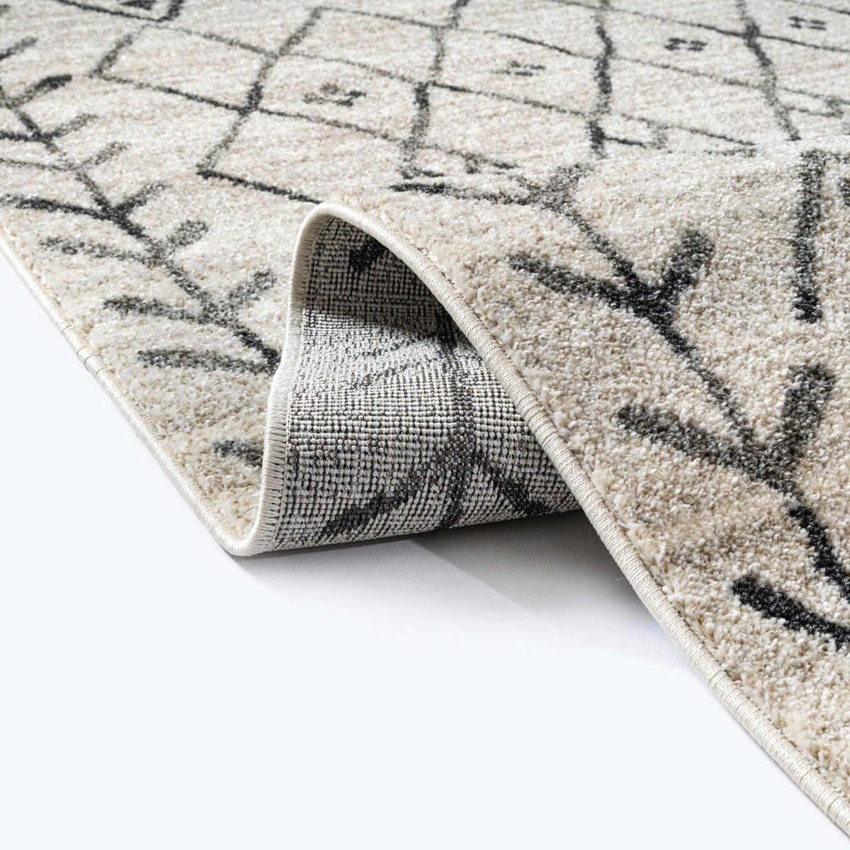 Sanat Teppich creme B/L: ca. 200x80 cm Teppich_Boho_8200_80x200 - creme (200,00/80,00cm) - Sanat