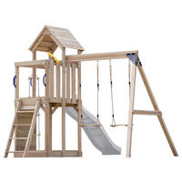 AXI Spielturm Moos braun B/H/L: ca. 342x267x375 cm Moos - braun/weiß (375,00/342,00/267,00cm) - AXI