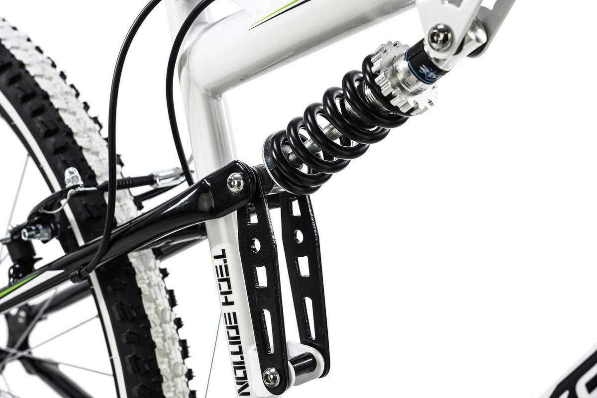 KS-Cycling Mountain-Bike Fully Scrawler 568M weiß ca. 26 Zoll Scrawler - weiß (51,00cm) - KS-Cycling