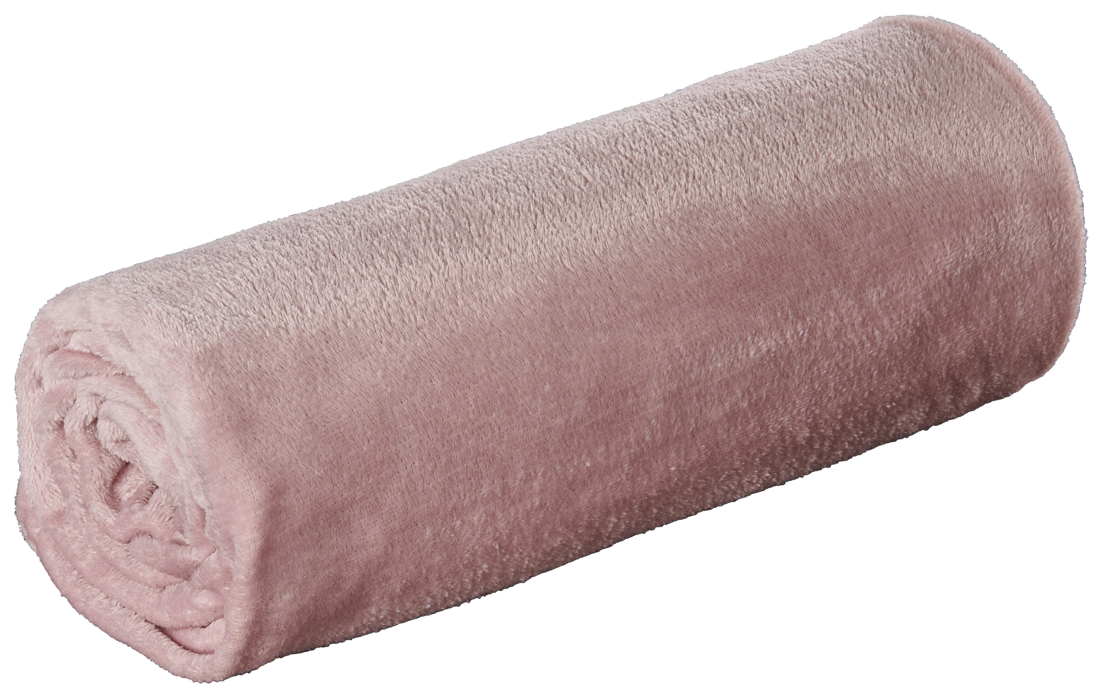 Flanelldecke Flanelldecke 130x160cm altrosa - altrosa (130,00/160,00cm) - Sensation