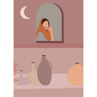 Komar Poster Thousand and Three Nights Frau B/L: ca. 50x70 cm Thousand and Three Nights - (50,00/70,00cm) - Komar