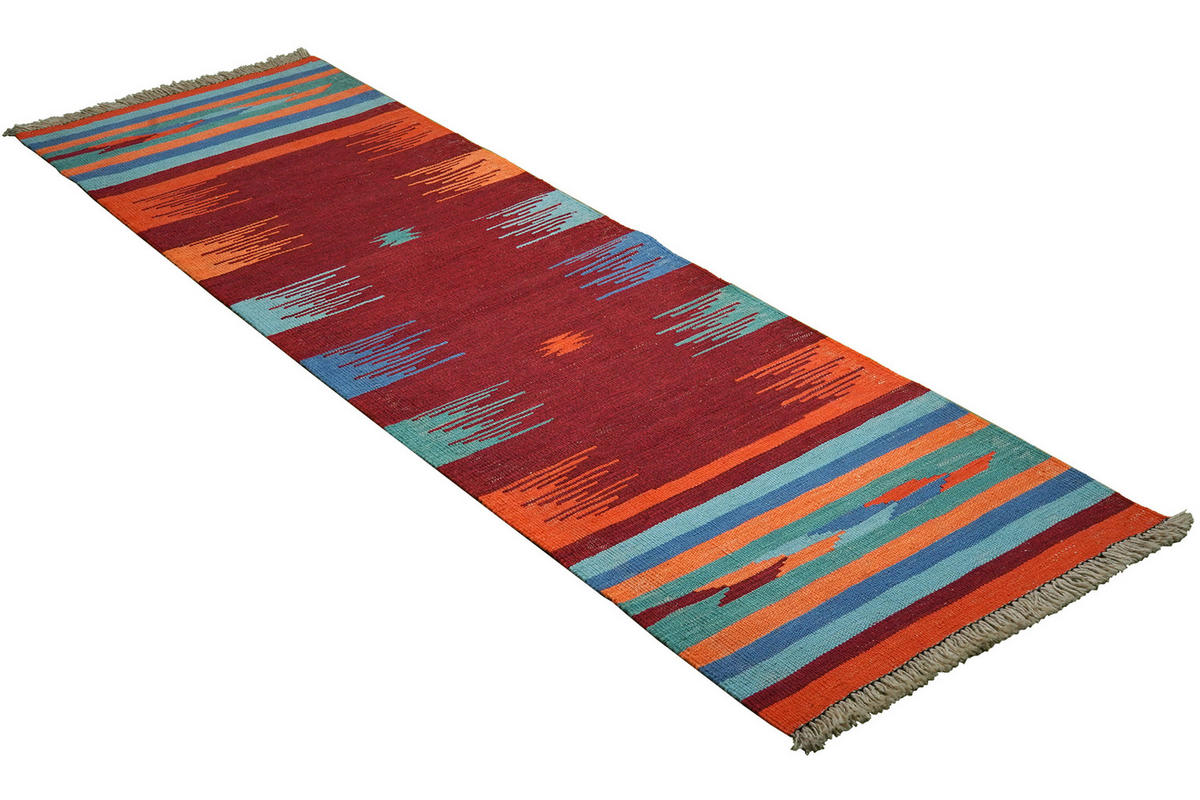 PersaTepp Teppich Kelim Gashgai multicolor B/L: ca. 61x200 cm Kelim Gashgai - multicolor (61,00/200,00cm) - PersaTepp