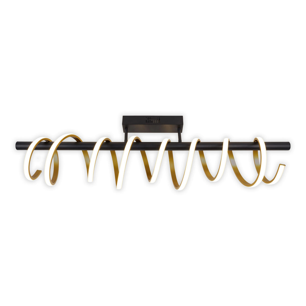 Näve Leuchten Deckenleuchte 1374358 gold Kunststoff Metall B/H/T: ca. 20x27x100 cm null 1 Brennstellen Belleza - gold (20,00/27,00/100,00cm) - Näve Leuchten
